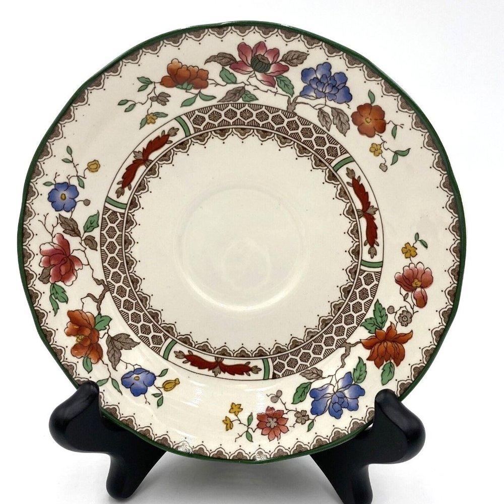 SPODE COPELAND Chinese Rose Porcelain Saucer England